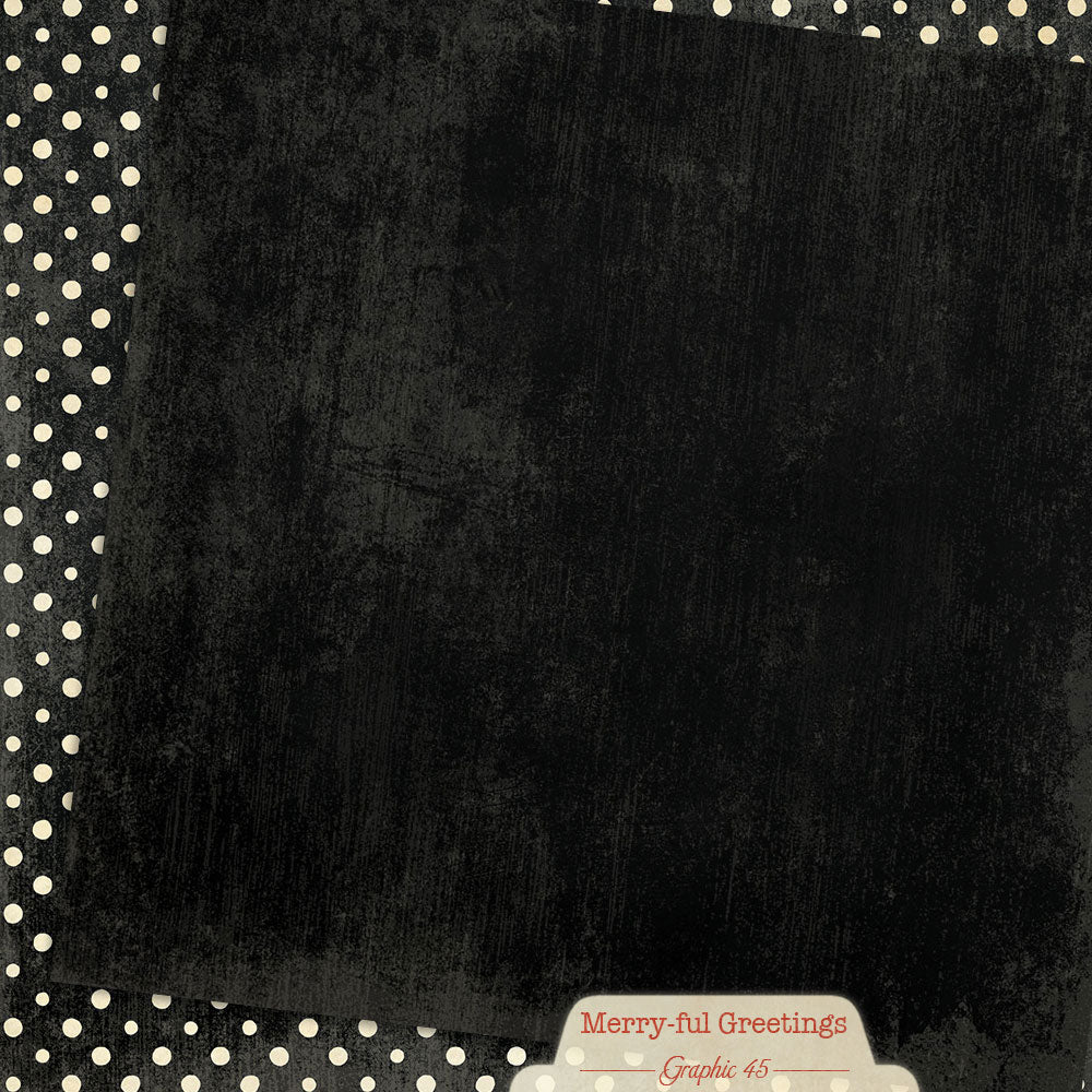 Charcoal Black Patterns & Solids 12×12 Paper