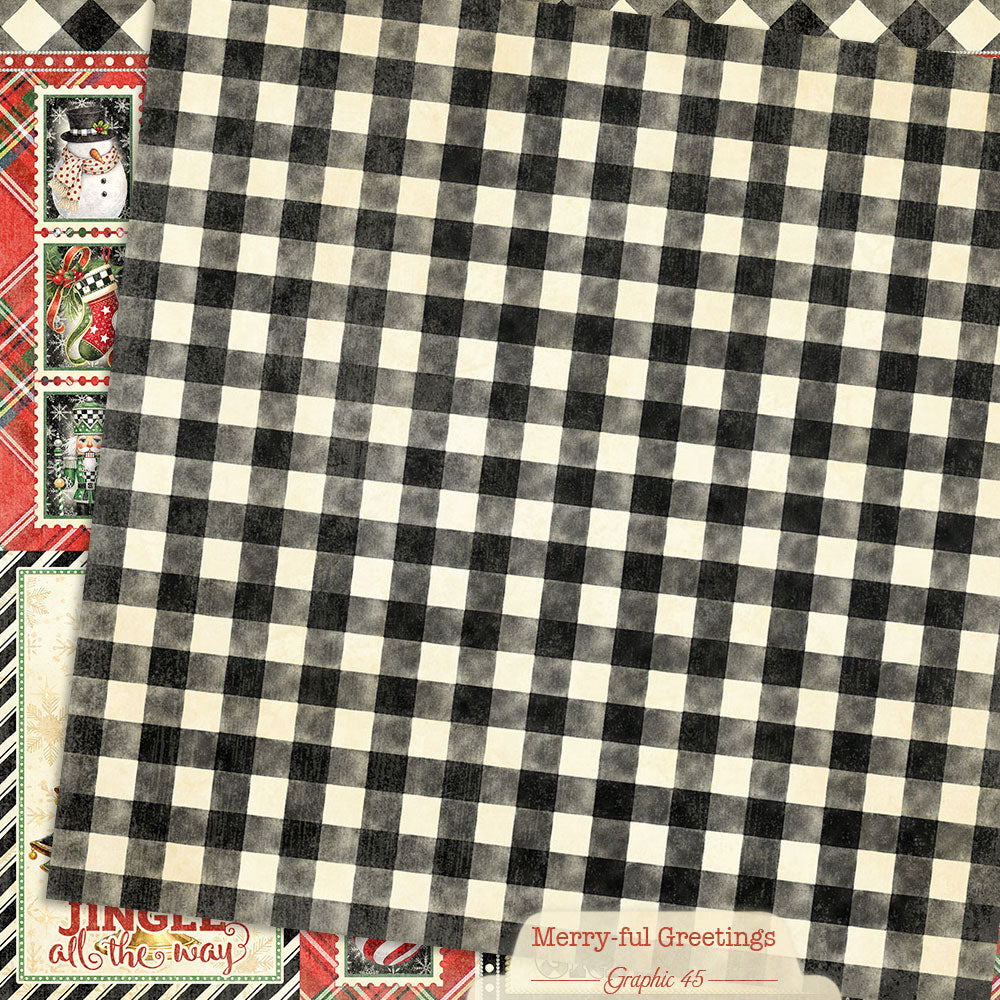 Merry-ful Greetings Signature Cut-apart 12×12 Paper