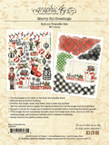 Merry-ful Greetings Rub-on Transfers