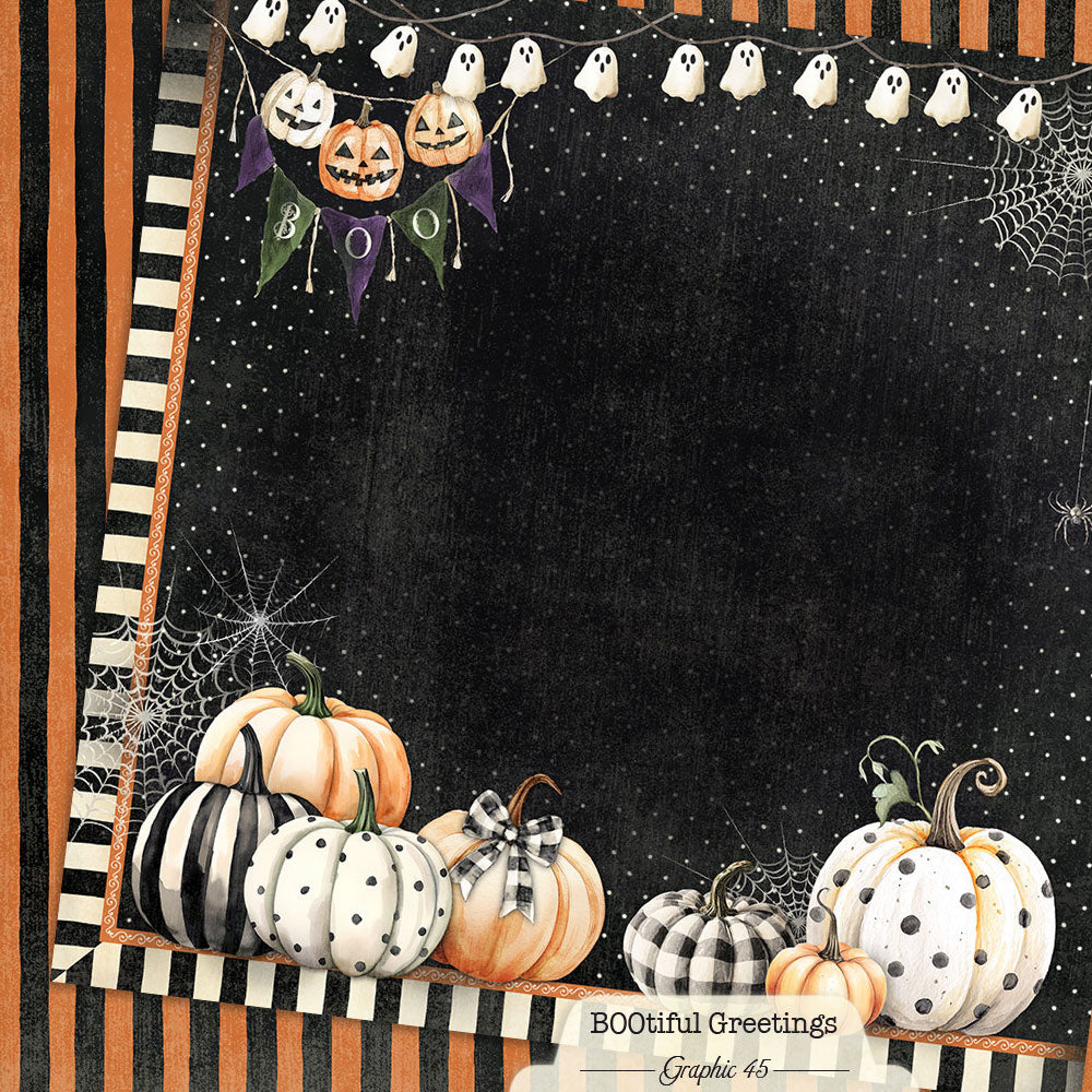 Pumpkin Layout 12×12 Paper