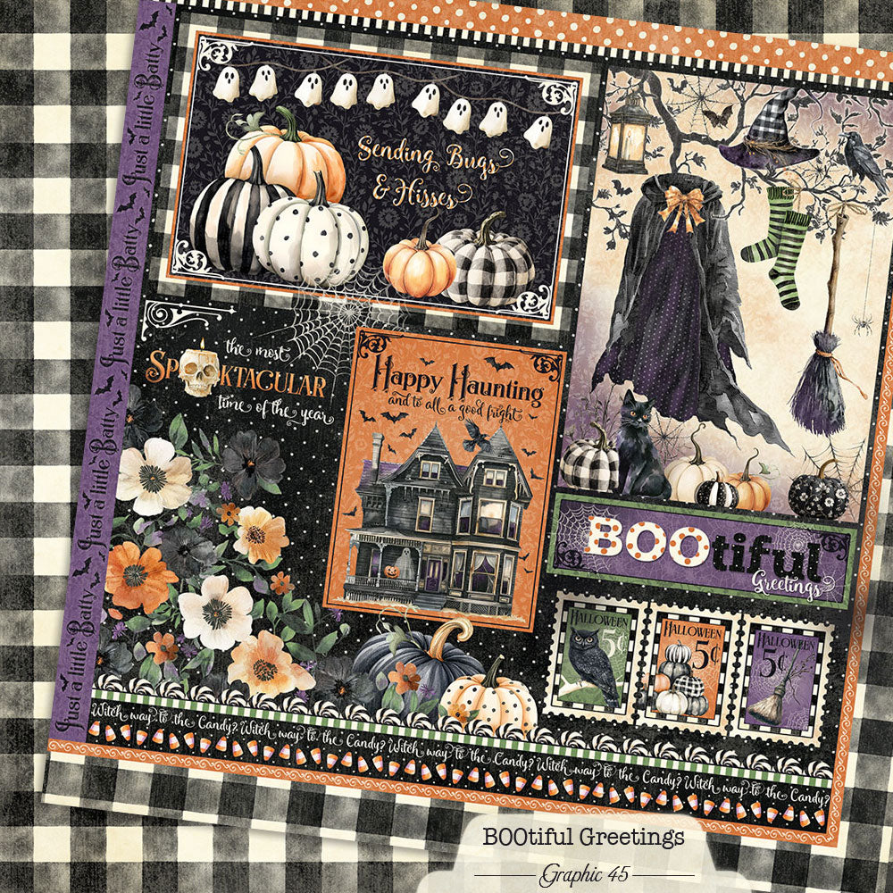 BOOtiful Greetings Signature Cut-apart 12×12 Paper