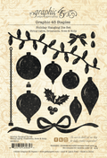 Holiday Hanging Die Set – String Lights, Ornaments, Bows & Holly