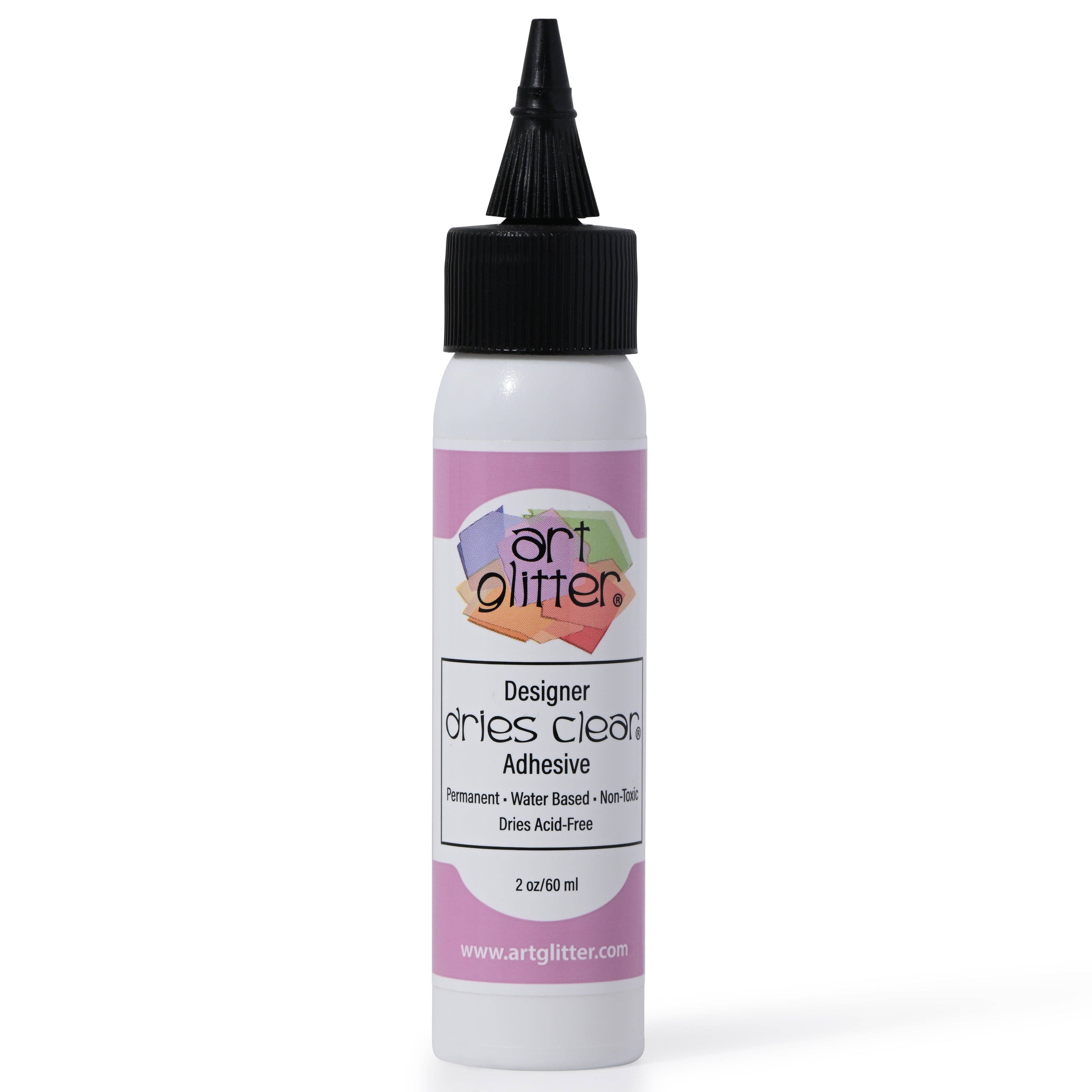 2 OZ DESIGNER DRIES CLEAR ADHESIVE GLUE: 2 oz with spout