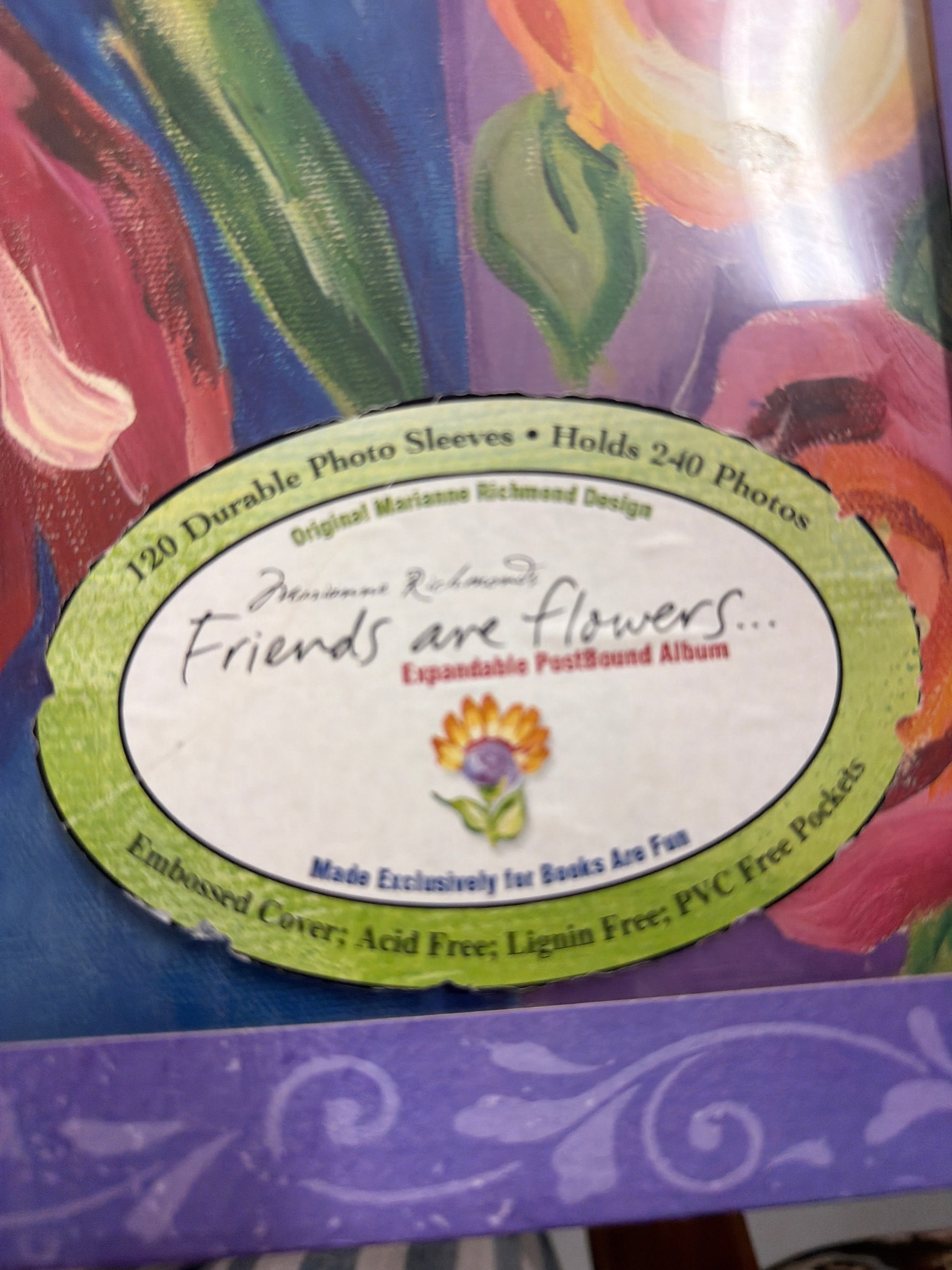 Friends Are Flowers Expandable PostBound Album