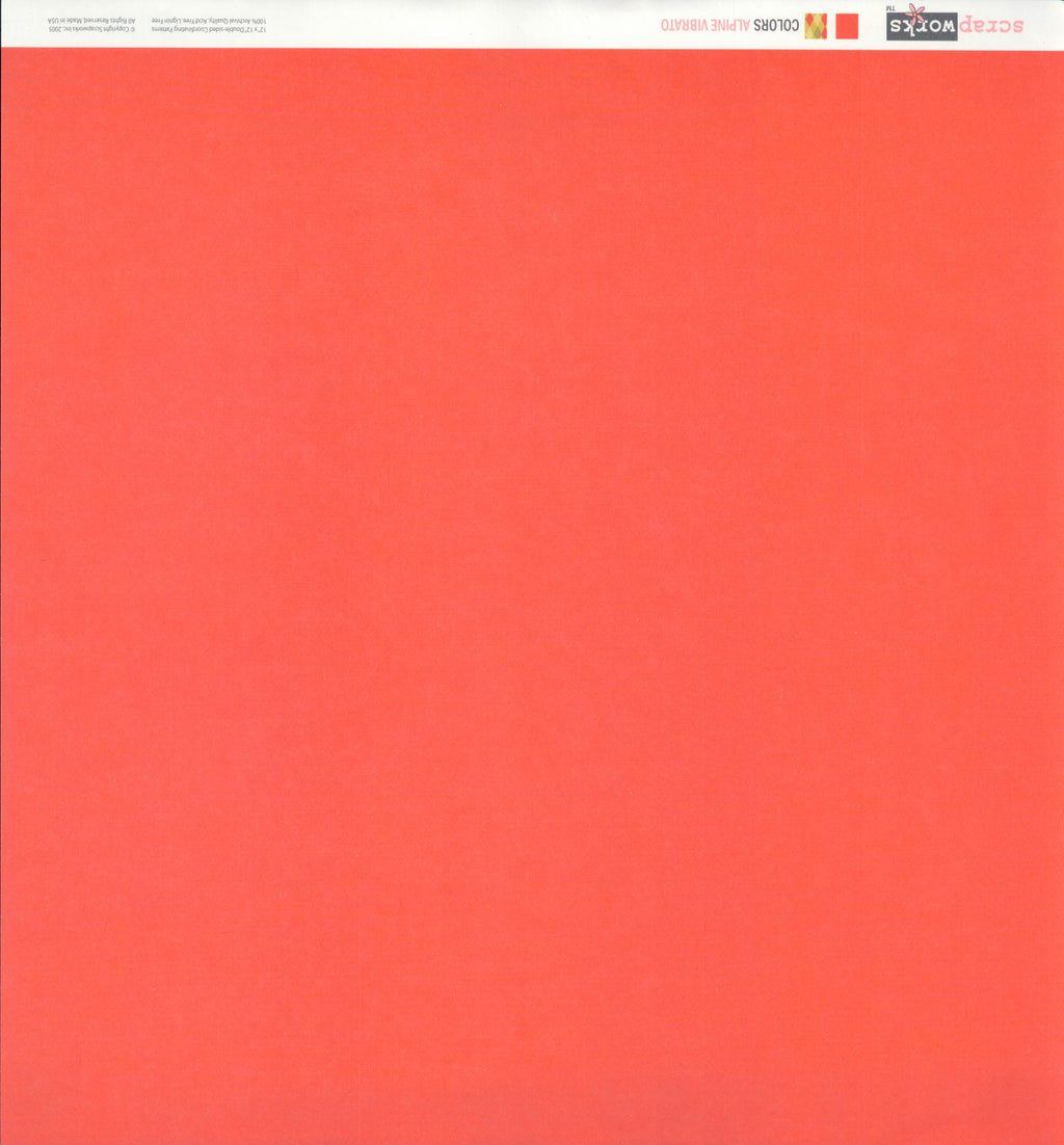Scrapworks Alpine Vibrato 12x12 Double-Sided Cardstock