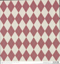 SEI Grandpa's Attic Argyle Sweater 12x12 cardstock — cream background with burgundy argyle diamond pattern and blue dotted crosshatch