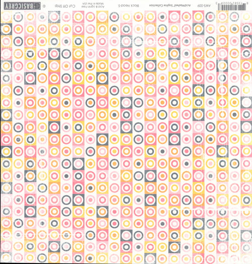 Basic Grey Block Head-S - AcidWashed Sophie Collection 12x12 cardstock