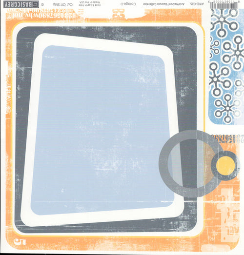 Basic Grey Collage-D - AcidWashed Dawson Collection 12x12 cardstock