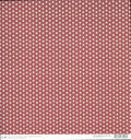 SEI Grandpa's Attic Bow Tie 12x12 cardstock — burgundy background with cream polka dots