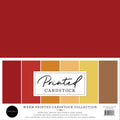 Warm Printed Cardstock Collection Kit