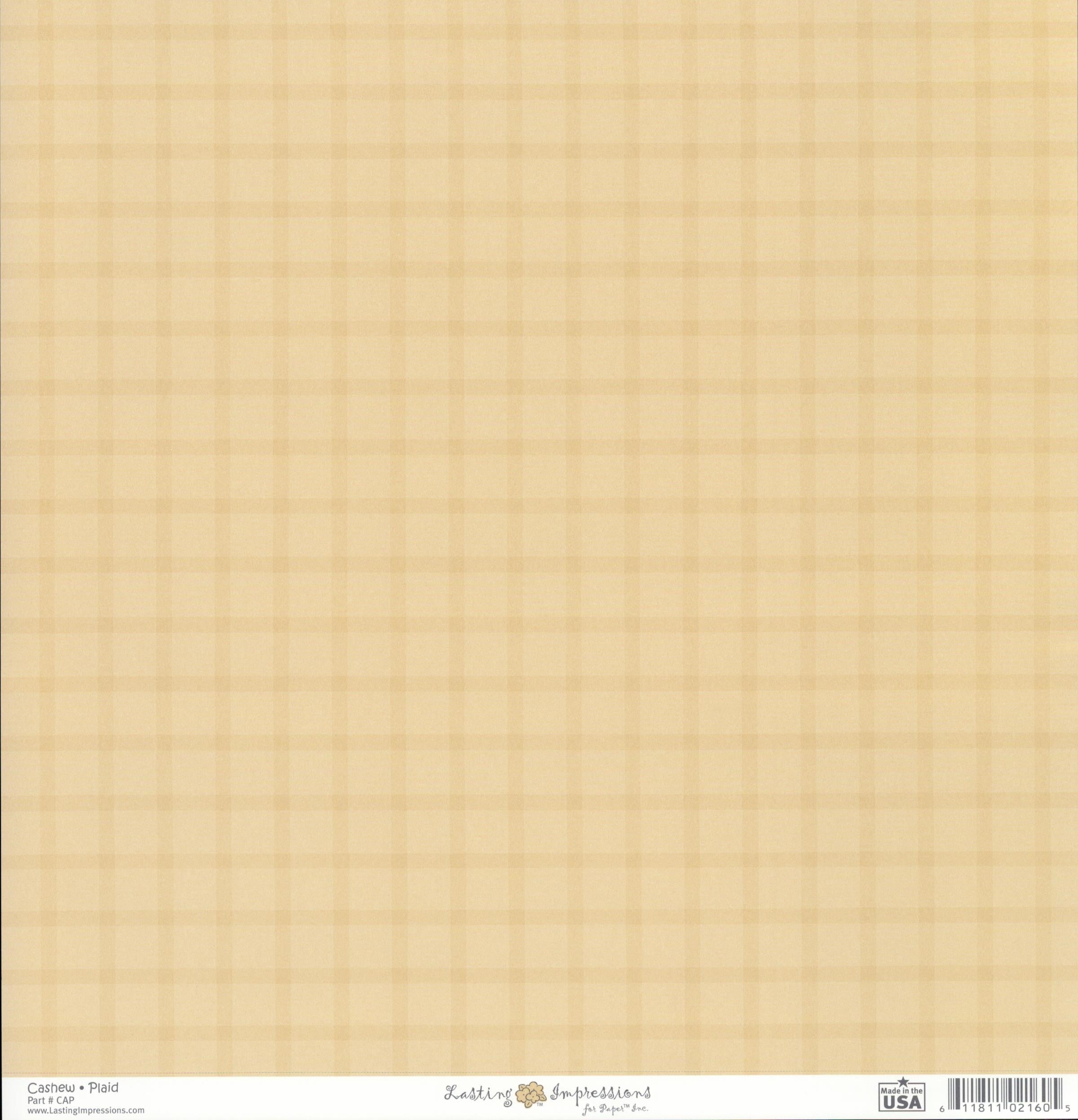 CAP Cashew Plaid