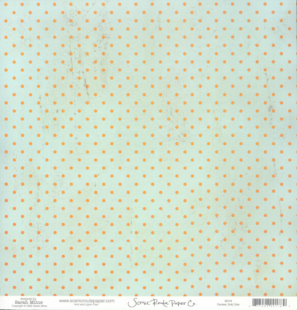 Cerulean Gold Dots - Cerulean Gold Lattice