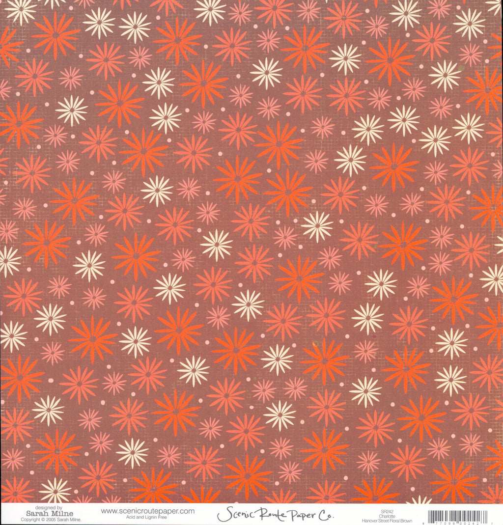 Charlotte Hanover Street Floral Brown