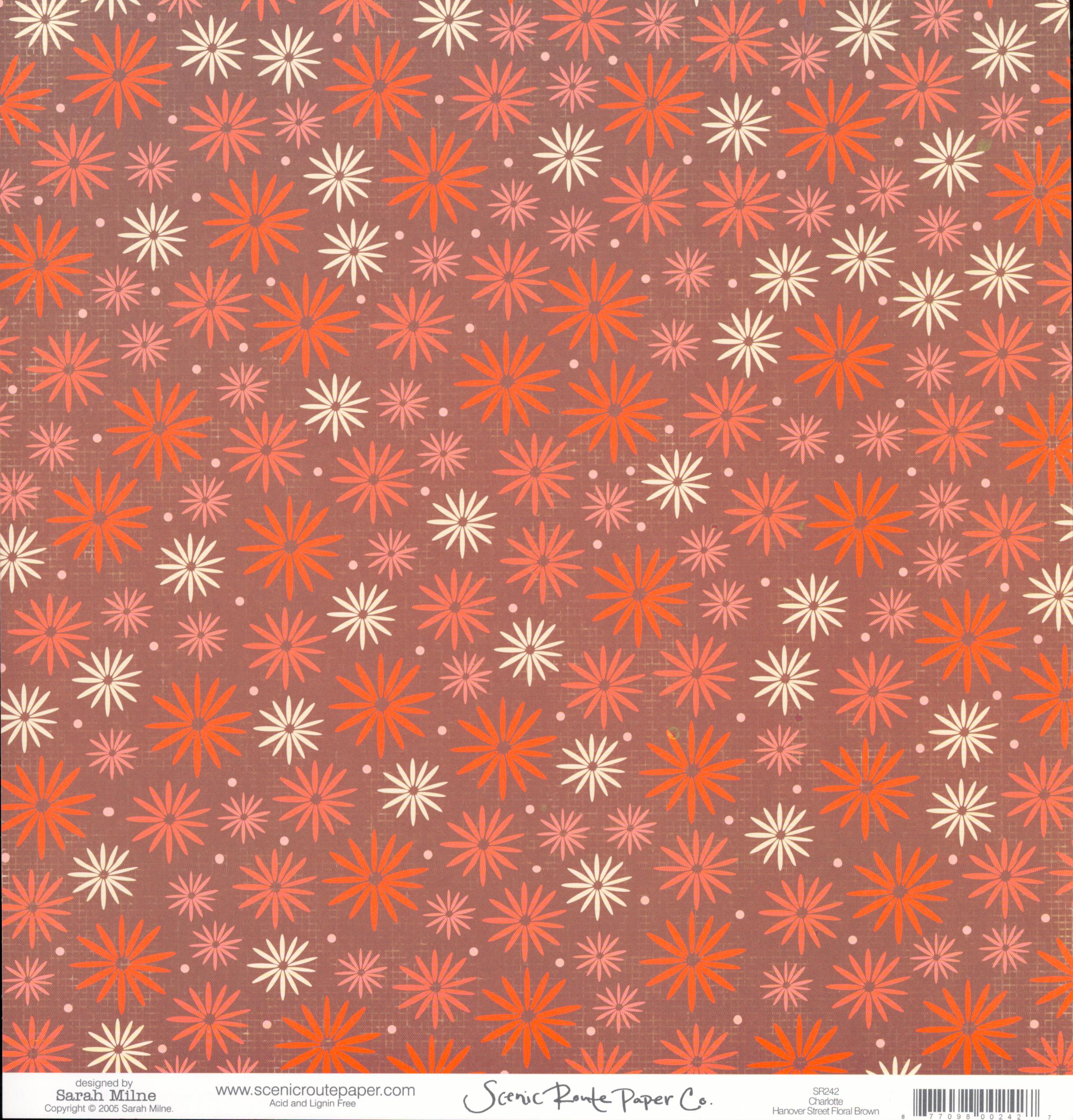 Charlotte Hanover Street Floral Brown
