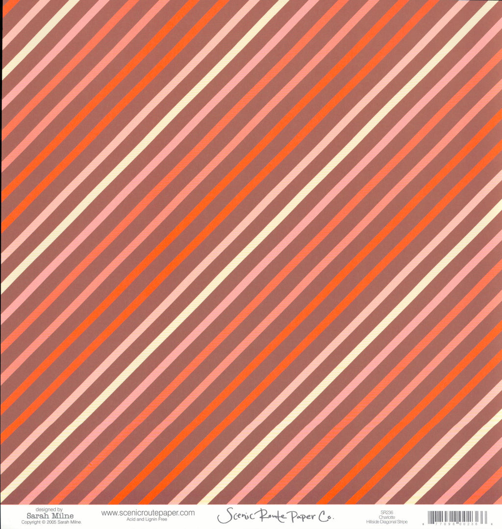 Charlotte Hillside Diagonal Stripe