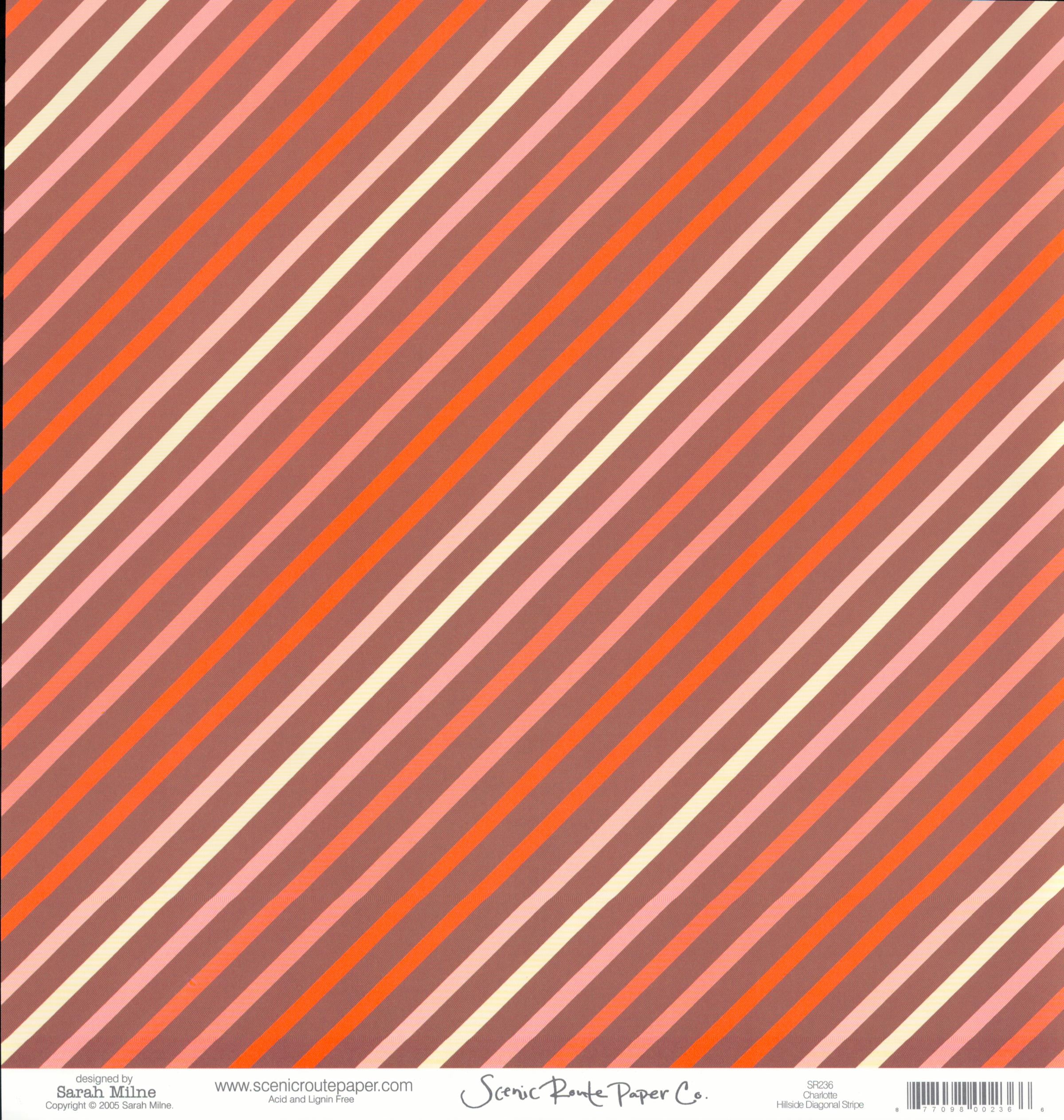 Charlotte Hillside Diagonal Stripe