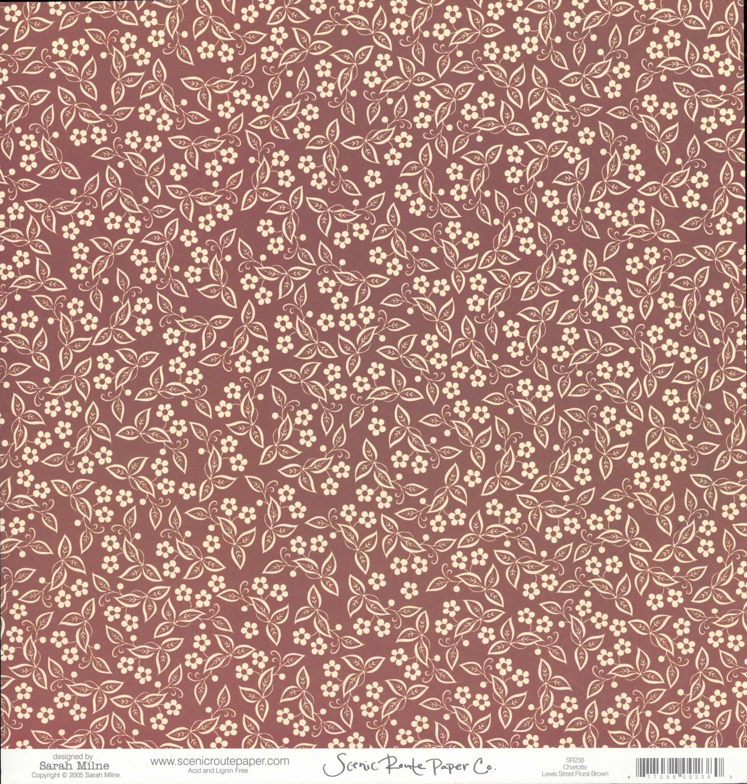 Charlotte Lewis Street Floral Brown