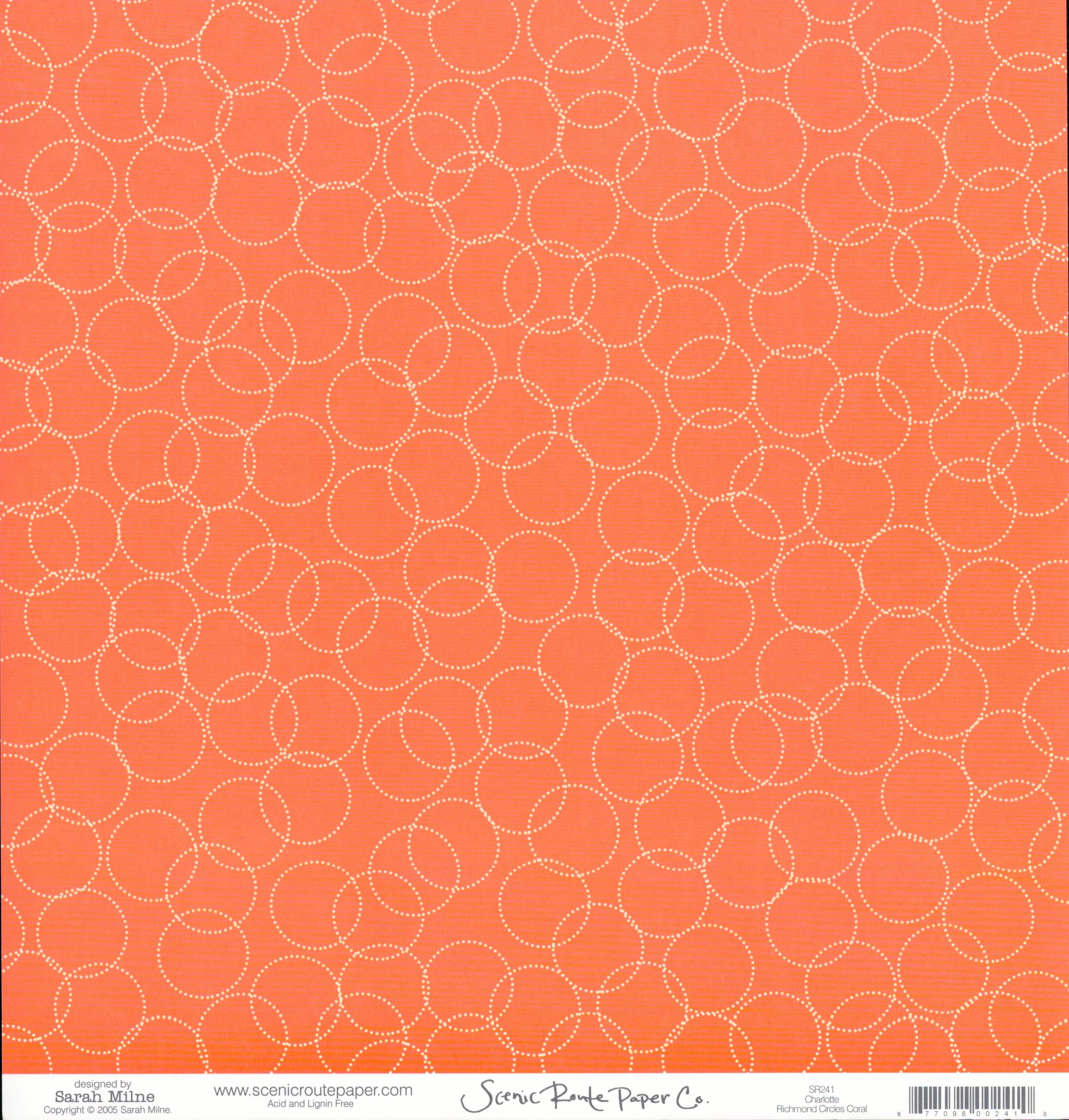 Charlotte Richmond Circles Coral