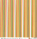 Imagination Project Chloe's Closet Cider Days Fuji Stripe 12x12 cardstock — multi-stripe pattern in golden yellow, olive green, rust red, taupe and cream