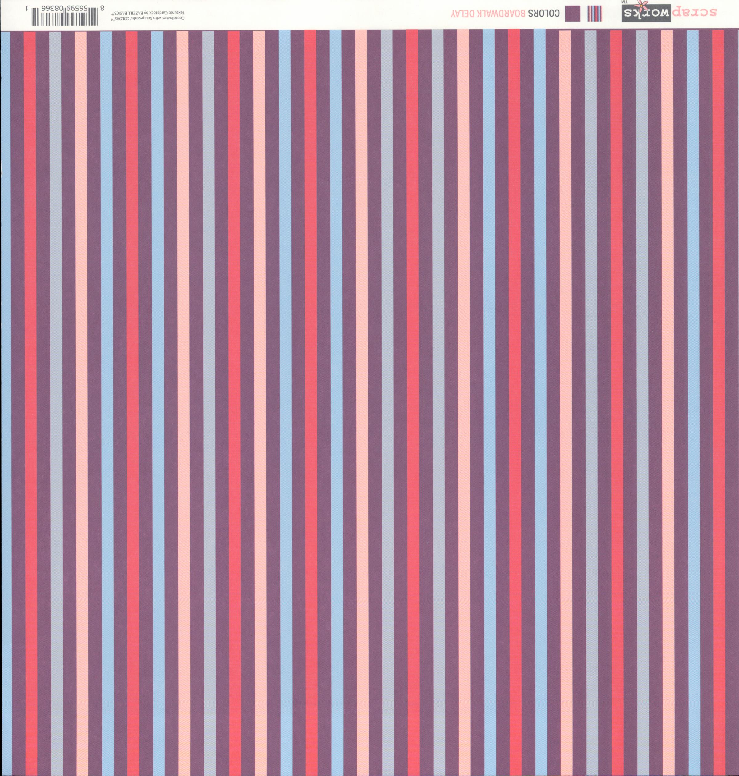 Scrapworks Colors Boardwalk Delay 12x12 Double-Sided Cardstock