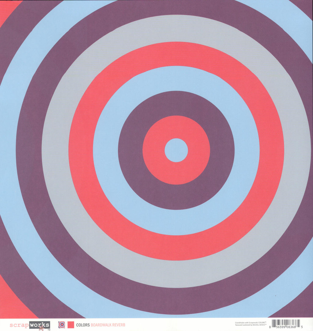 Scrapworks Colors Boardwalk Reverb 12x12 Double-Sided Cardstock