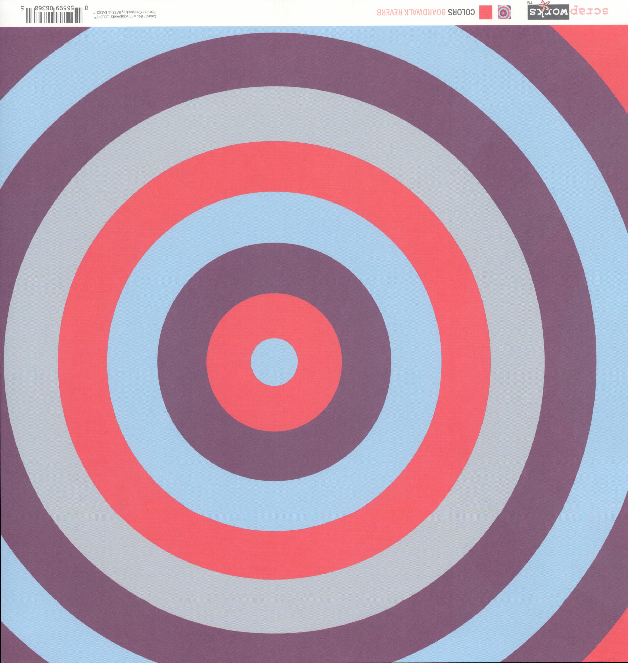 Scrapworks Colors Boardwalk Reverb 12x12 Double-Sided Cardstock