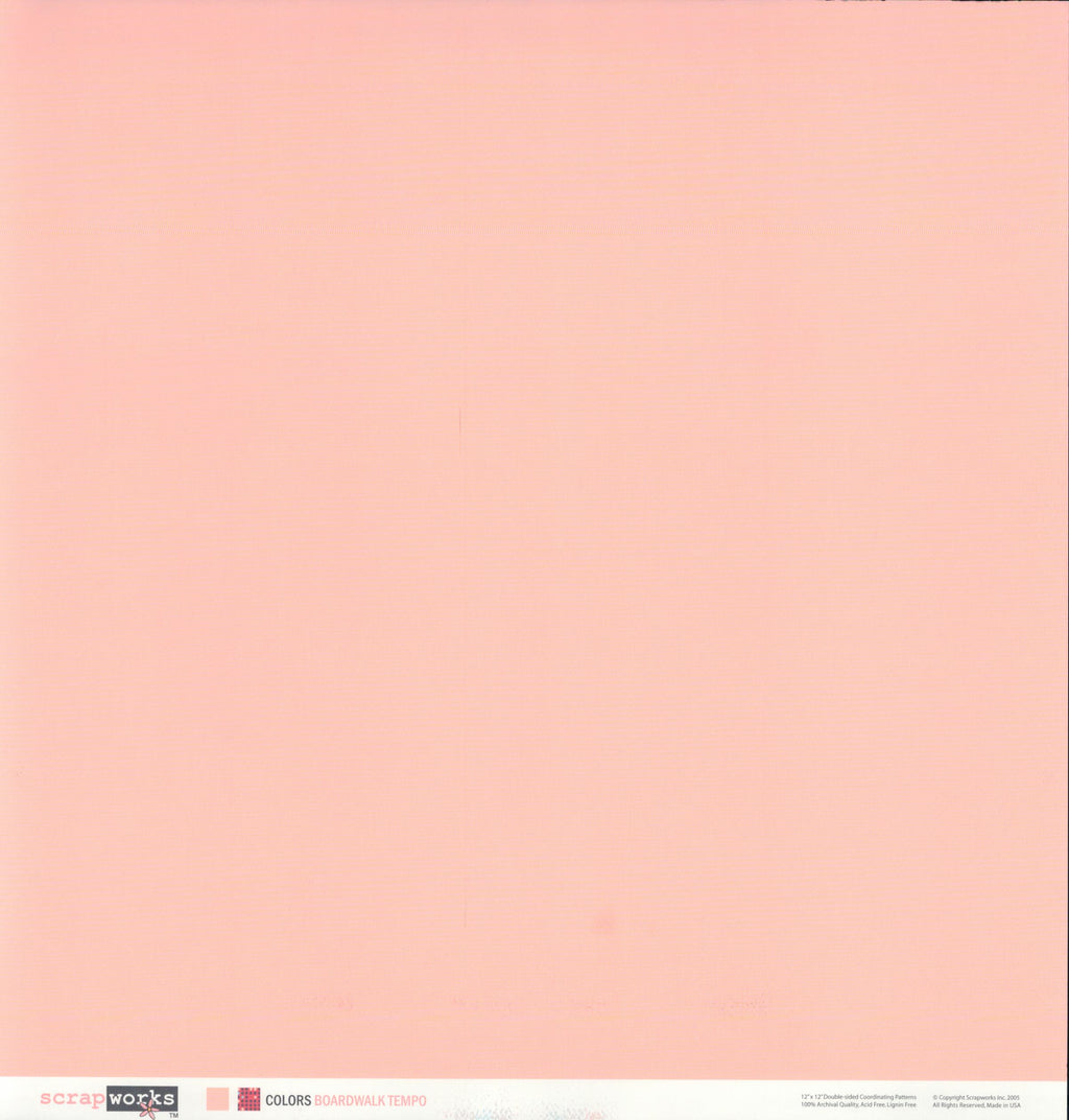Scrapworks Colors Boardwalk Tempo 12x12 Double-Sided Cardstock