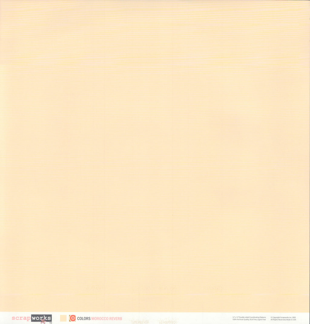 Scrapworks Colors Morocco Reverb 12x12 Double-Sided Cardstock