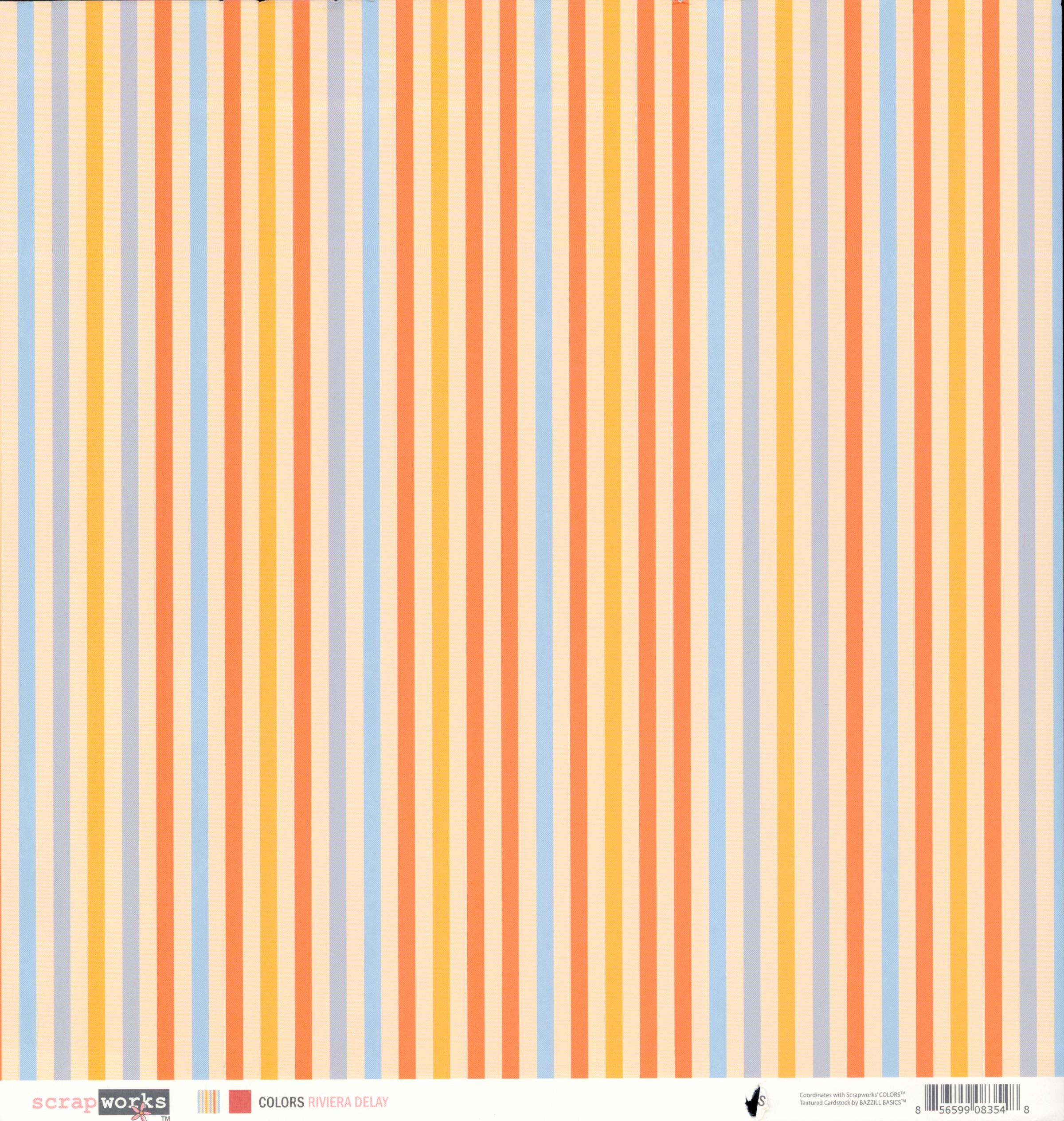 Scrapworks Colors Riviera Delay 12x12 Double-Sided Cardstock
