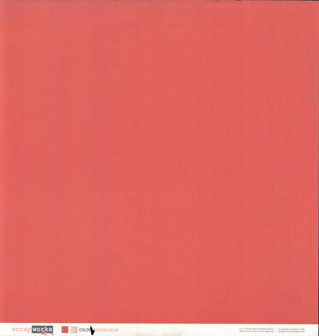 Scrapworks Colors Riviera Delay 12x12 Double-Sided Cardstock