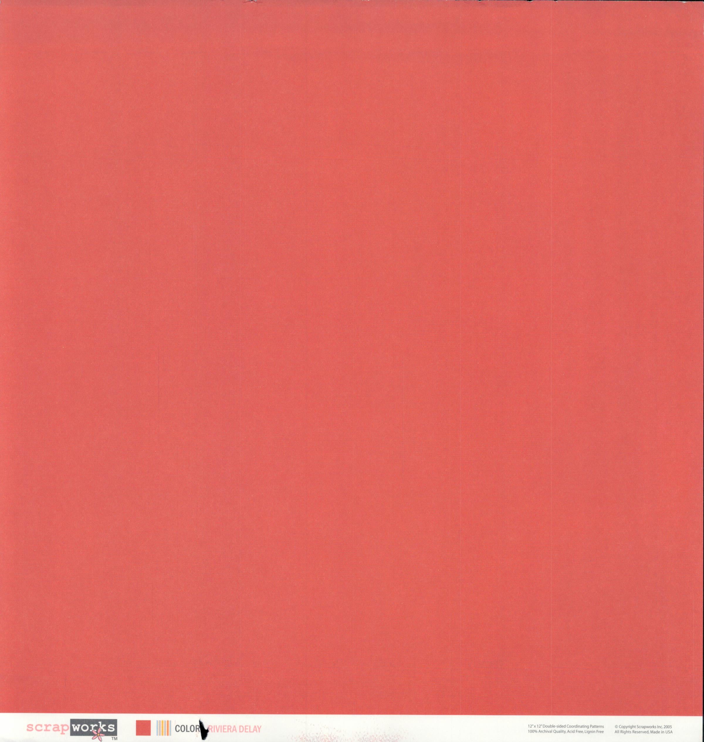 Scrapworks Colors Riviera Delay 12x12 Double-Sided Cardstock