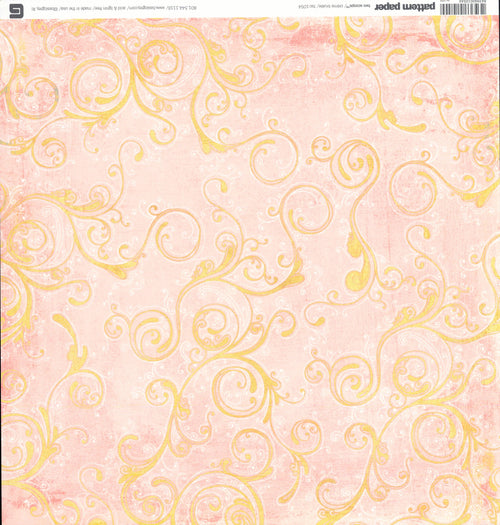Basic Grey Creme Brulee - Two Scoops Collection 12x12 pattern paper