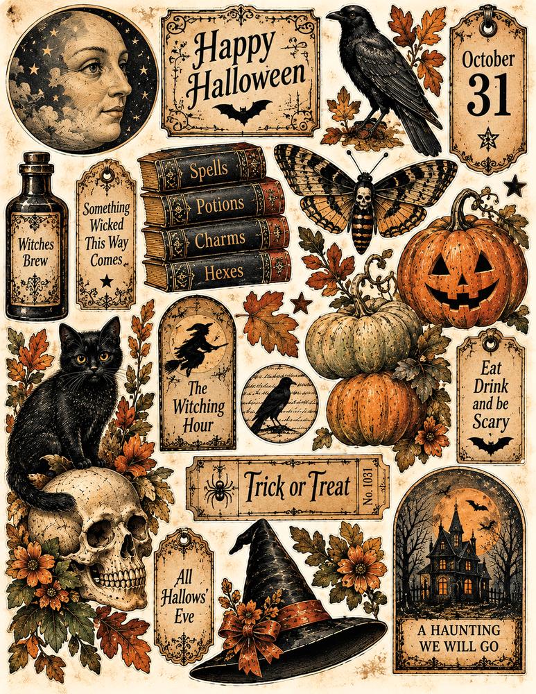 Victorian Halloween - Digital Download