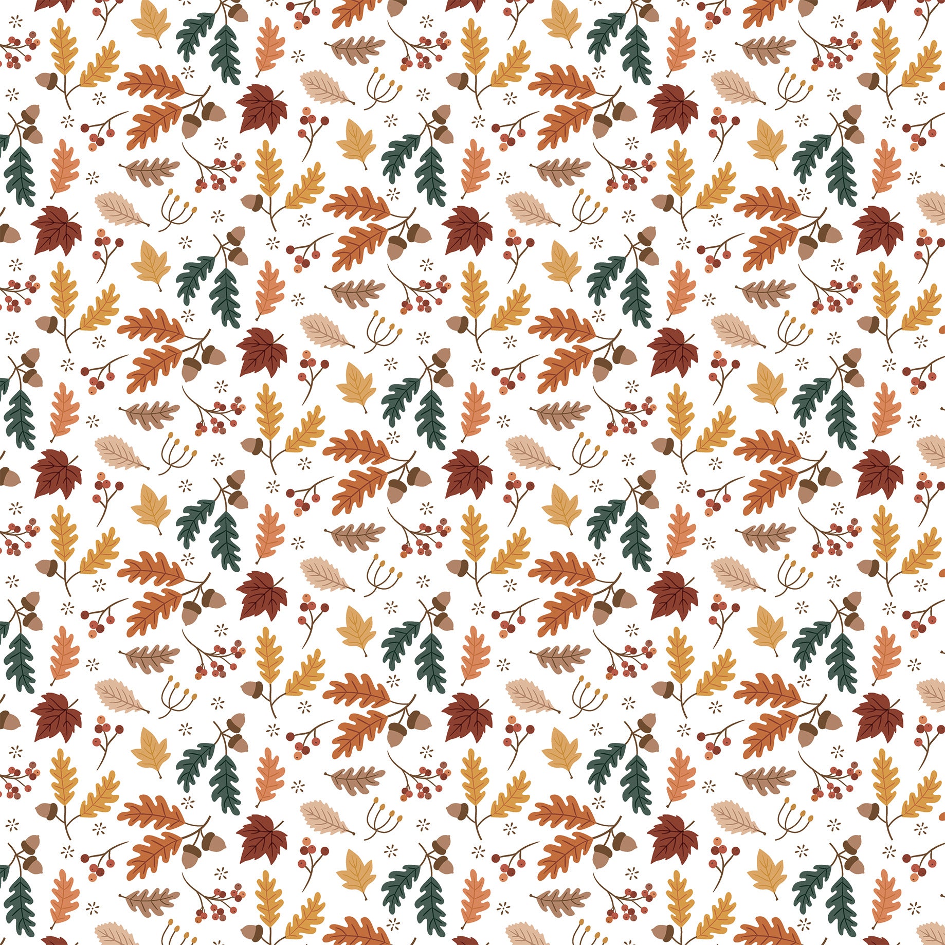 Feels Like Fall — Fallen Fall Foliage 12×12 Double-Sided Paper