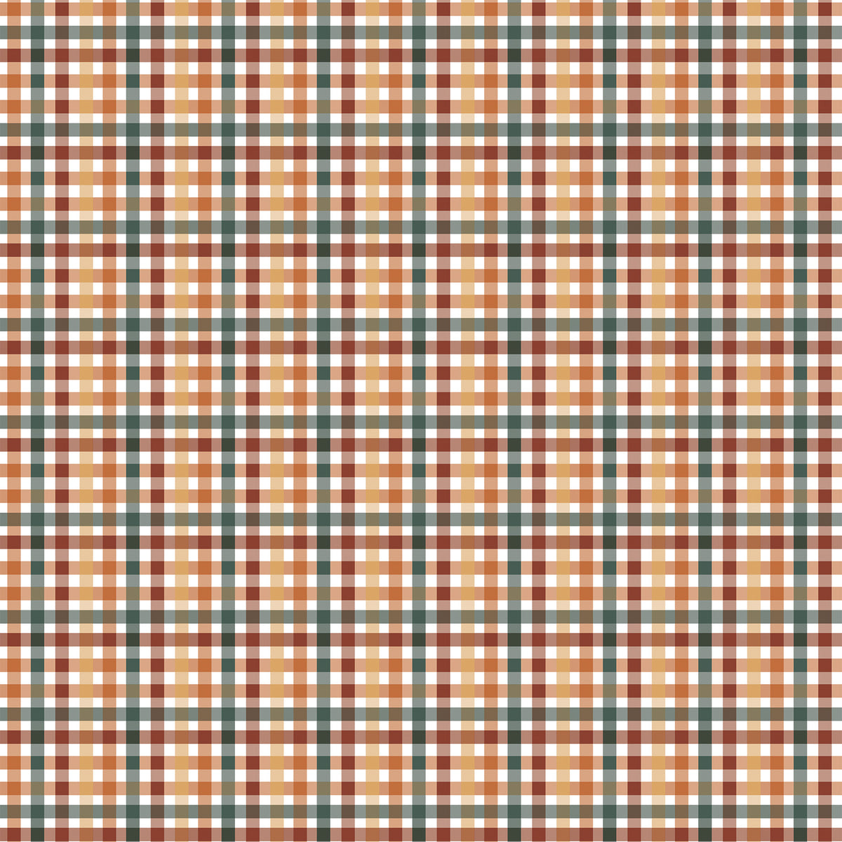 Feels Like Fall — Autumnal Plaid 12×12 Double-Sided Paper