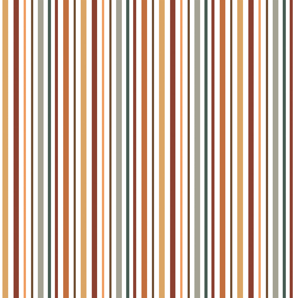 Feels Like Fall — Pumpkin Spice Stripes 12×12 Double-Sided Paper
