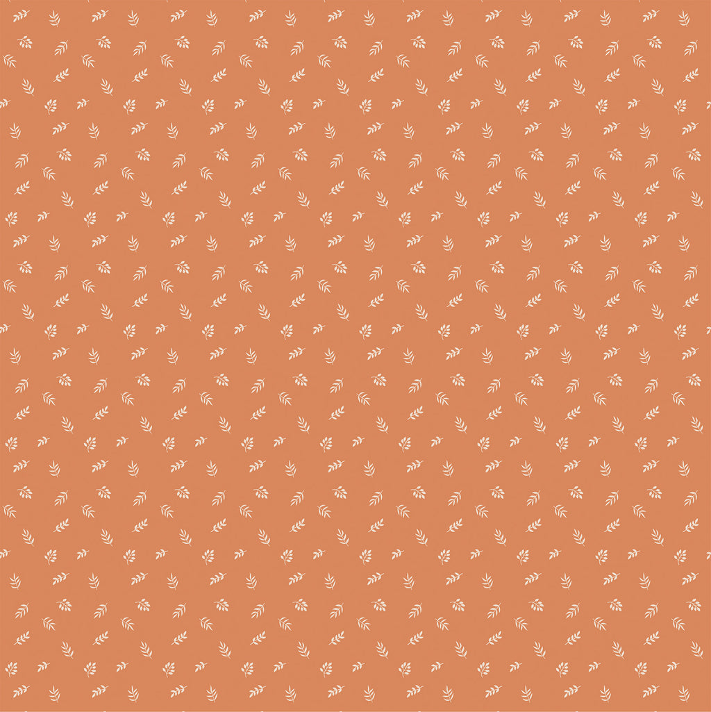 Feels Like Fall — Pumpkin Spice Stripes 12×12 Double-Sided Paper