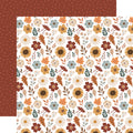 Feels Like Fall — Harvest Blossoms 12×12 Double-Sided Paper