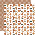 Feels Like Fall — Wheelbarrows and Leaves 12×12 Double-Sided Paper