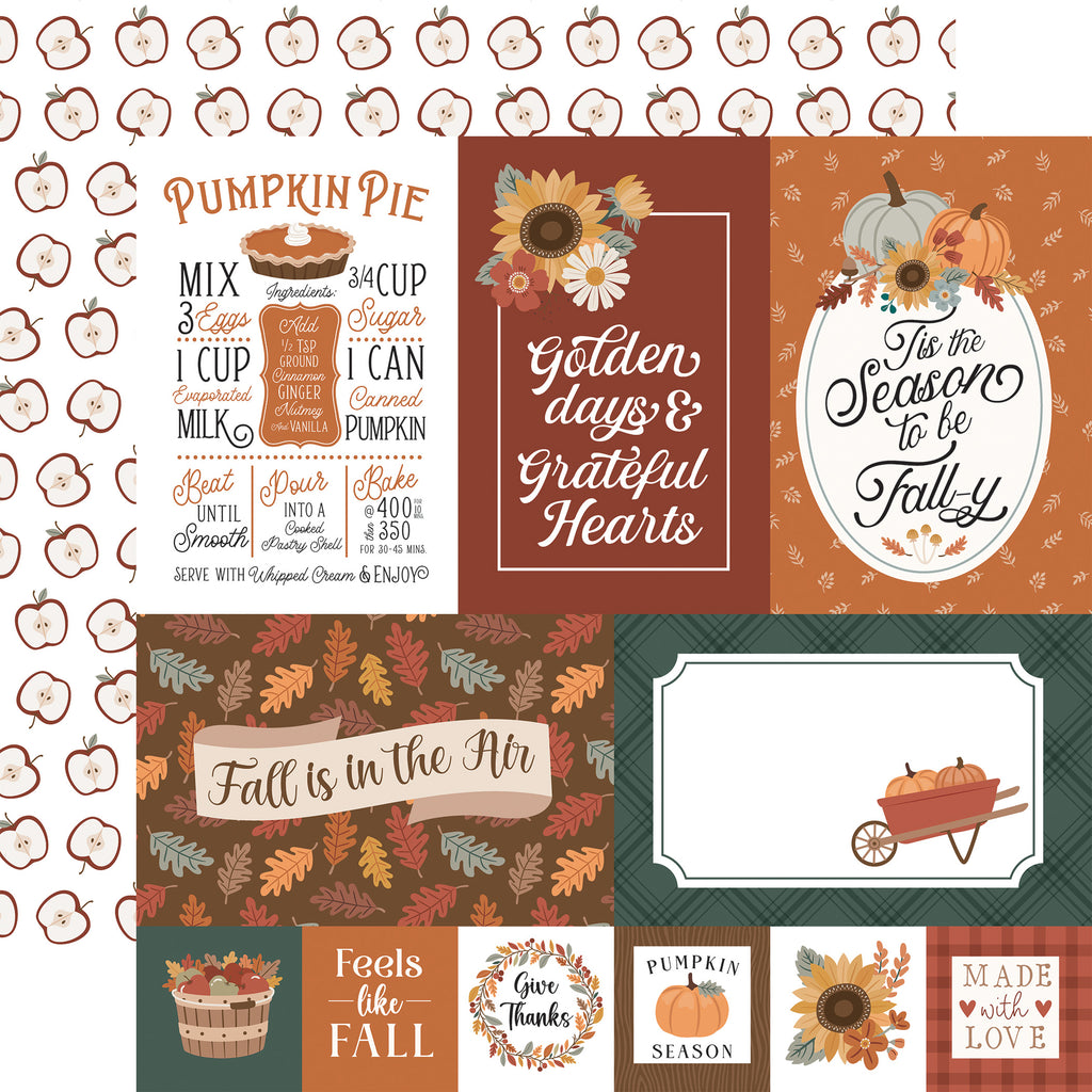 Feels Like Fall — Multi Journaling Cards 12×12 Double-Sided Paper