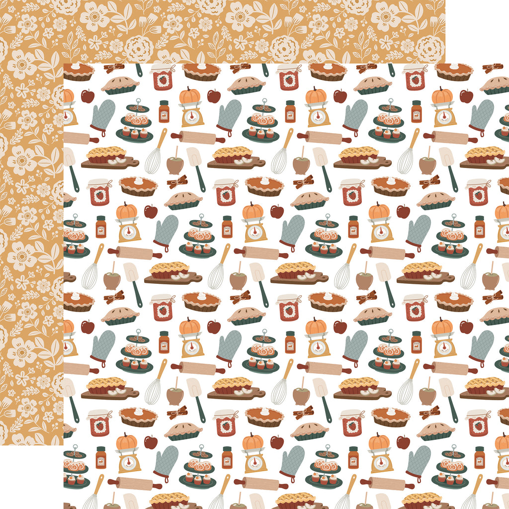 Feels Like Fall — Harvest Bakery 12×12 Double-Sided Paper