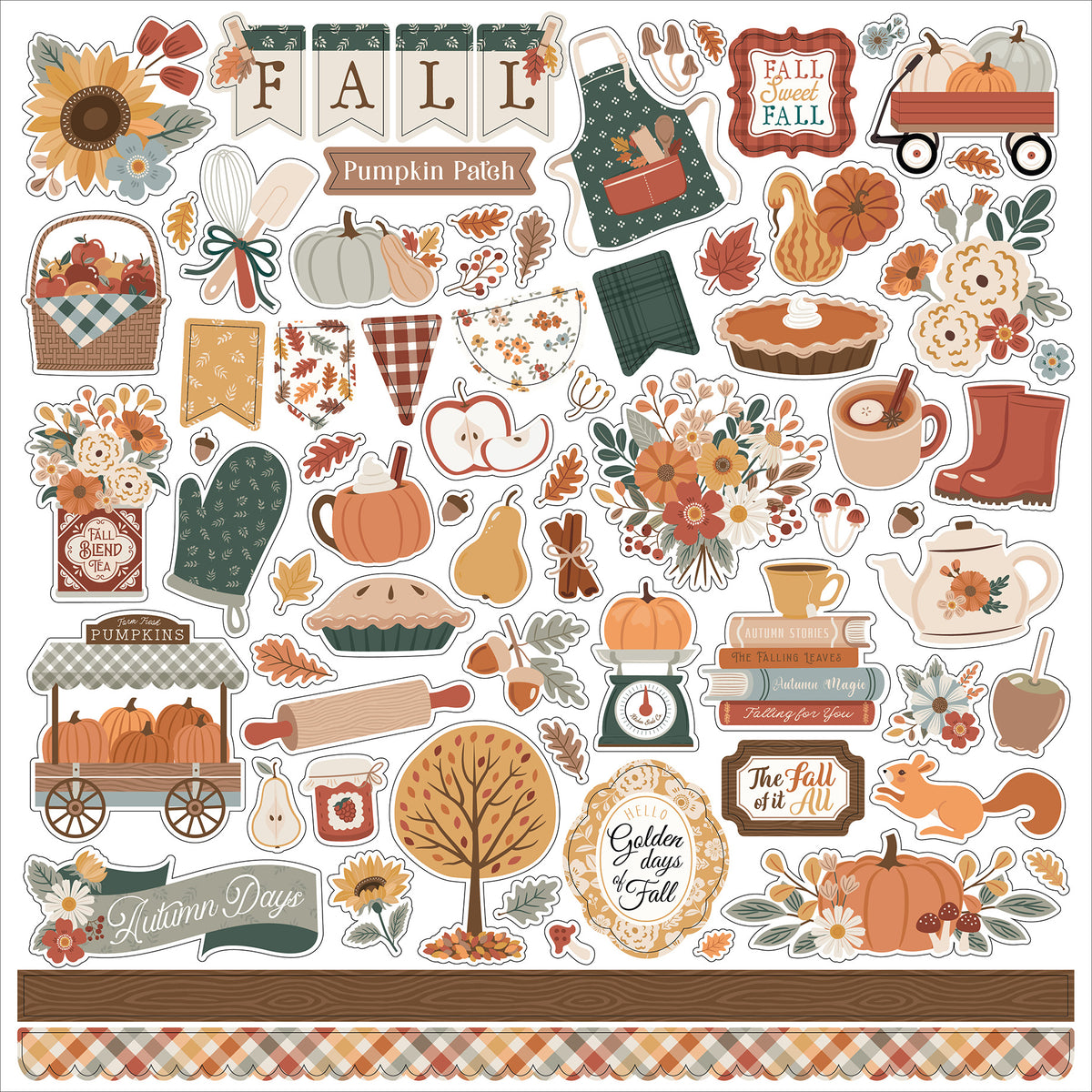 Feels Like Fall 12×12 Element Sticker