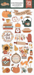 Feels Like Fall 6×13 Chipboard Accents