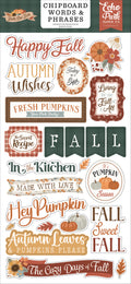 Feels Like Fall 6×13 Chipboard Words & Phrases