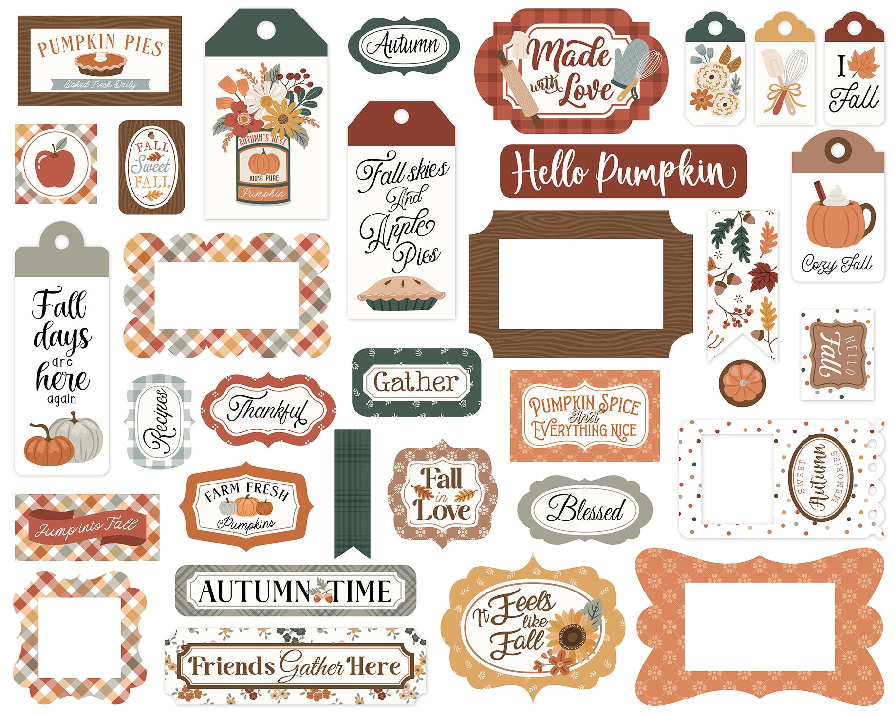 Feels Like Fall Frames & Tags