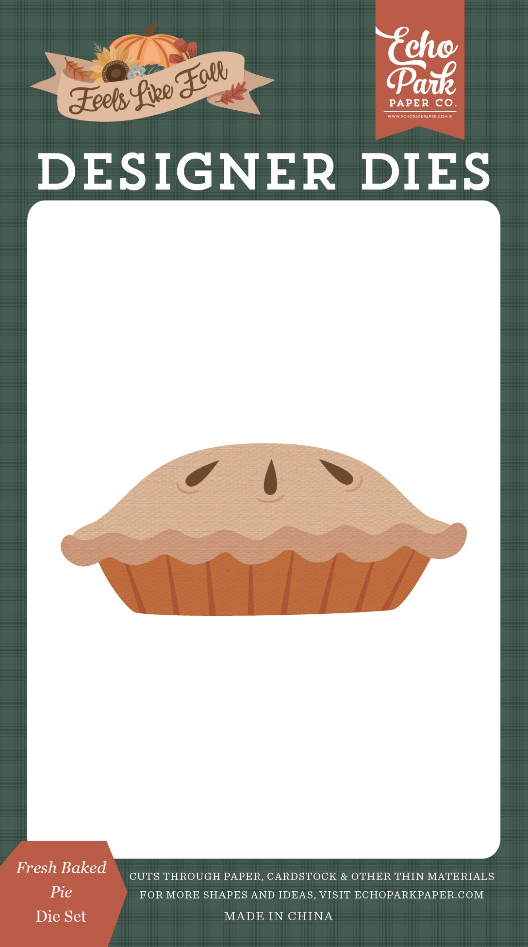 Feels Like Fall Fresh Baked Pie Small Die Set