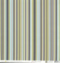 Imagination Project Chloe's Closet The Back Nine Fairway Stripe 12x12 cardstock — vertical multi-width stripes in sage green, charcoal gray, powder blue, brown and white