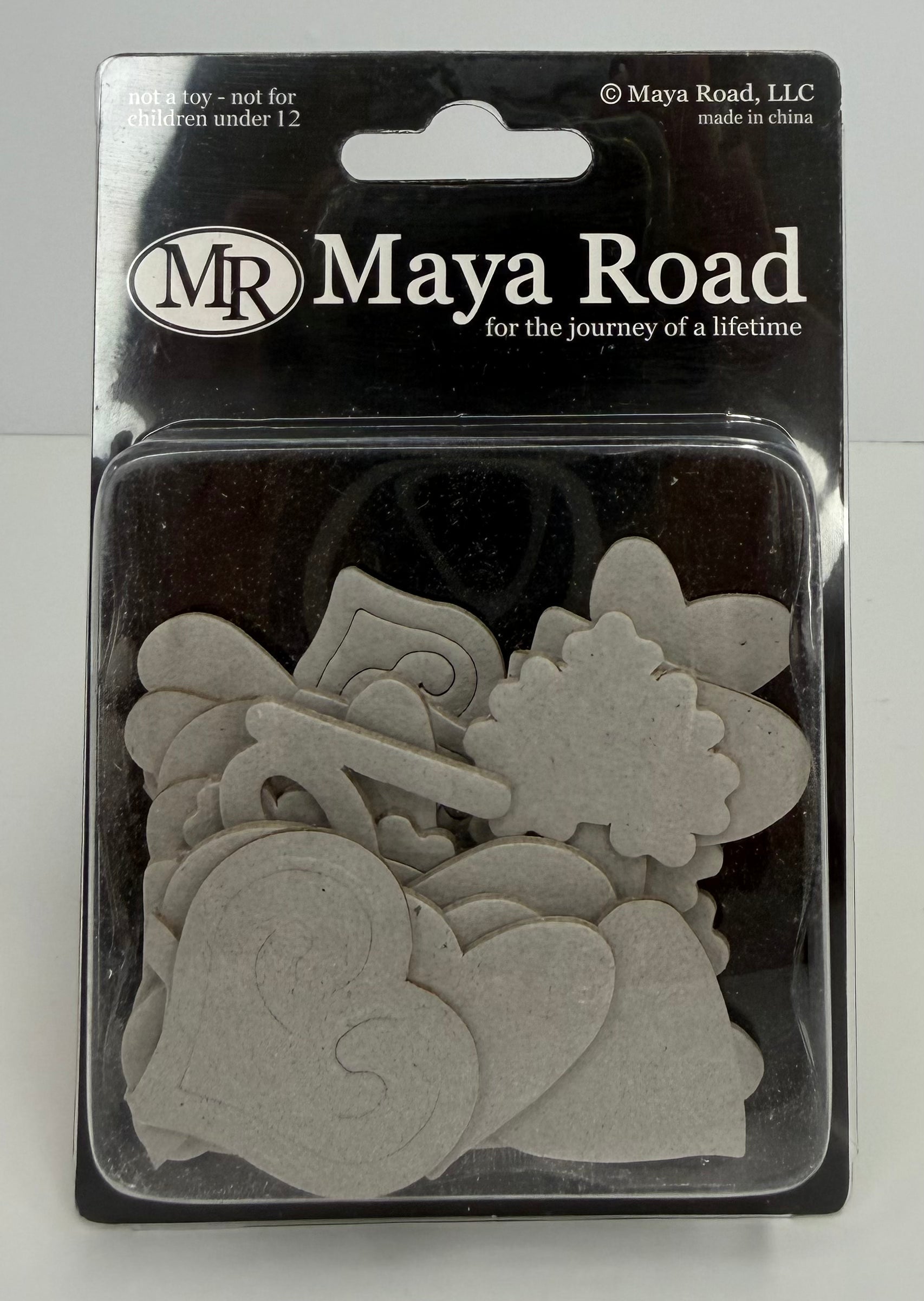 Maya Road Love Mini Chipboard Set