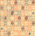 Design Originals Nostalgic Games Game Cards 12x12 scrapbook paper reverse with light green graph grid and Nostalgic Games collection story
