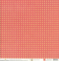 Imagination Project Gin-X Flowers of Steel Glamour Technician 12x12 cardstock — tone-on-tone gingham grid check in coral, peach and golden tan